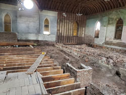 Church interior renovation