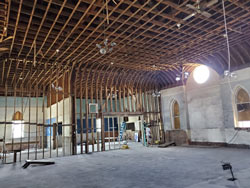 Church interior renovation